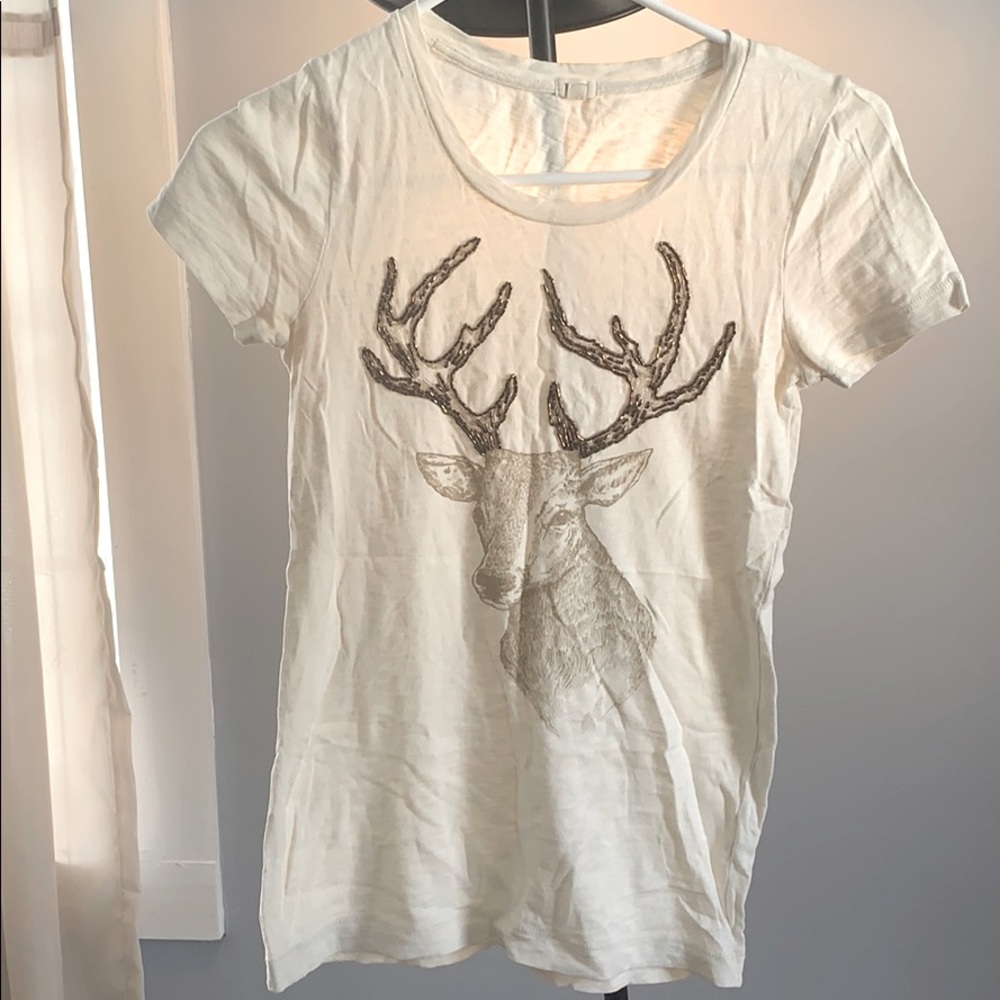 Deer Cream and sparkle